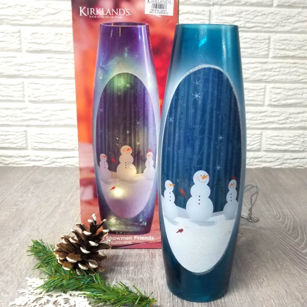 Light up snowman hurricane